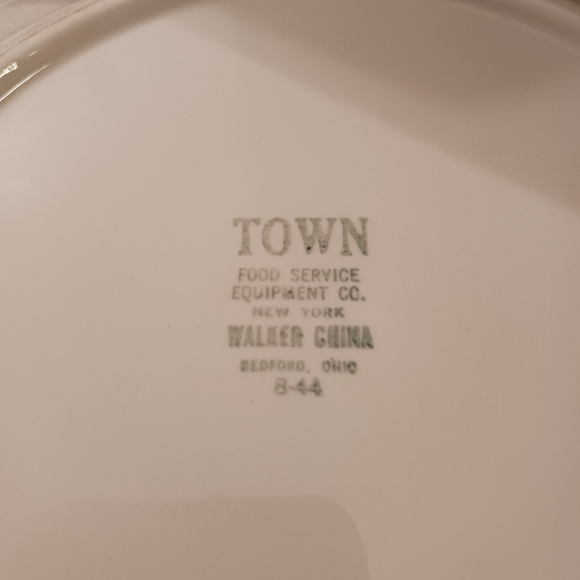 6 Walker China Red ๐ฅ5" Plates White with ๐Red Oriental Scenes,๐USA made.๐๐ฑ - Picture 14 of 14